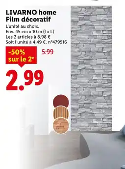 Lidl LIVARNO Film décoratif offre