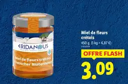 Lidl ERIDANOUS Miel de fleurs crétois offre