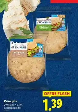 Lidl Eridanous - pains pita offre