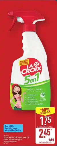 ALDI LA CROIX Spray nettoyant javel 5 en 1 offre