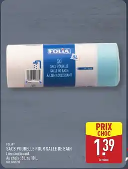 ALDI FOLIA Sacs poubelle pour salle de bain offre