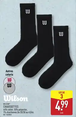 ALDI WILSON Chaussettes offre