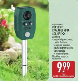 ALDI GARDENLINE Répulsif effaroucheur solaire offre