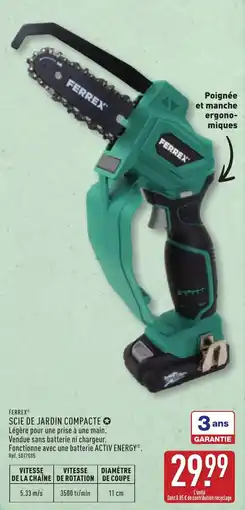 ALDI FERREX Scie de jardin compacte offre