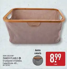 ALDI HOME CREATION Panier pliable offre