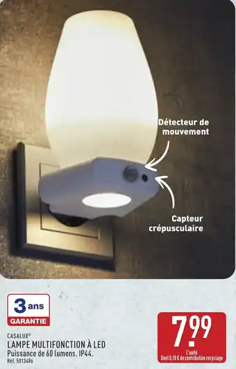 ALDI CASALUX Lampe multifonction à led offre