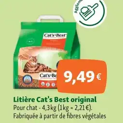 Maxi Zoo CAT'S BEST Litière original offre