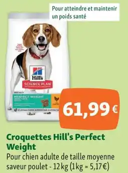 Maxi Zoo HILL'S Croquettes Perfect Weight offre