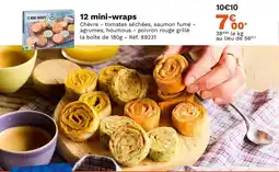 Picard 12 mini-wraps offre