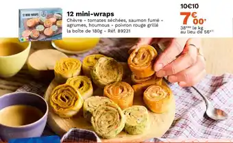 Picard 12 mini-wraps offre