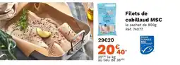 Picard Filets de cabillaud MSC offre