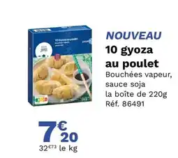 Picard 10 gyoza au poulet offre