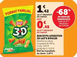 Bi1 Biscuits aperitifs 3d lay's bugles offre