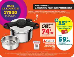 Bi1 Autocuiseur clipsominut day by day seb offre