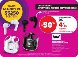 Bi1 Ecouteurs tws intra auriculaires offre