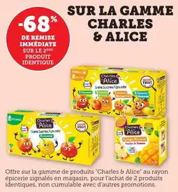 Bi1 Sur la gamme charles & alice offre