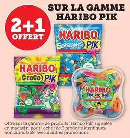 Bi1 Sur la gamme haribo pik offre
