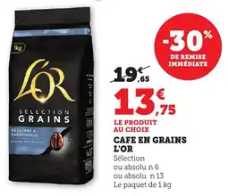 Bi1 Cafe en grains l'or offre