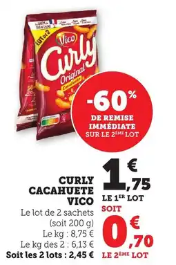 Bi1 Curly cacahuete vico offre