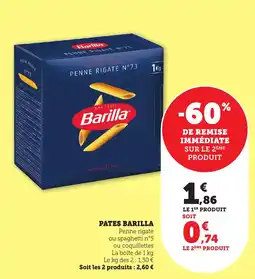 Bi1 Pates barilla offre