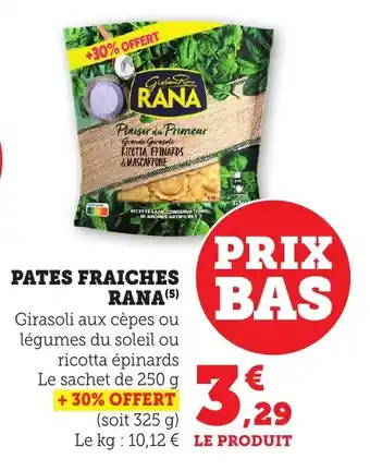 Bi1 Pates fraiches rana offre