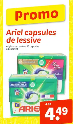 Wibra ARIEL capsules de lessive offre