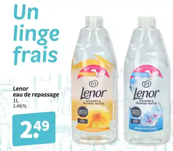 Wibra LENOR eau de repassage offre