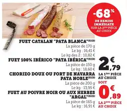 Bi1 Fuet catalan pata blanca offre