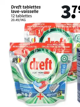 Wibra DREFT tablettes lave-vaisselle offre