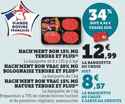 Bi1 Hach'ment bon 15% mg tendre et plus offre