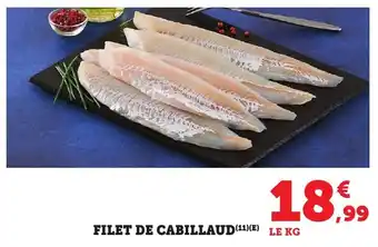 Bi1 Filet de cabillaud offre