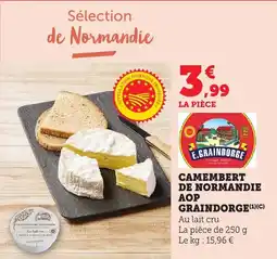 Bi1 Camembert de normandie aop graindorge offre