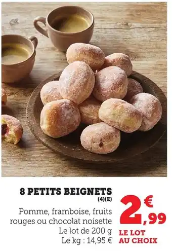 Bi1 8 petits beignets offre
