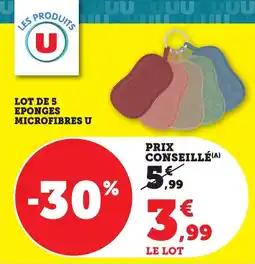 Bi1 Lot de 5 eponges microfibres u offre