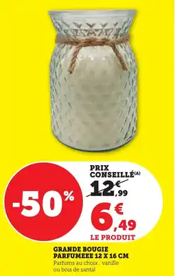 Bi1 Grande bougie parfumeee offre