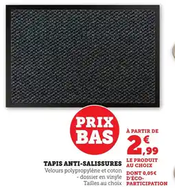 Bi1 Tapis anti-salissures offre