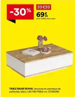 BUT Table basse bohai offre