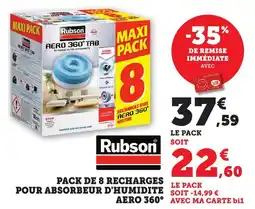 Bi1 Pack de 8 recharges pour absorbeur d'humidite aero 360° offre