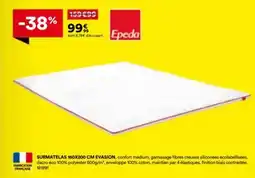 BUT Surmatelas 160x200 cm evasion offre