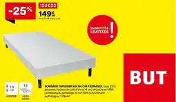 BUT Sommier tapissier 90x190 cm parnasse offre