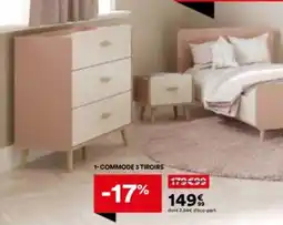 BUT Commode 3 tiroirs offre