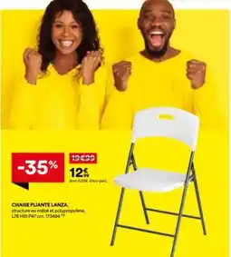 BUT Chaise pliante lanza, offre