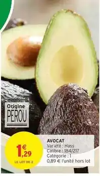 Intermarché Avocat offre