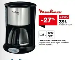 BUT MOULINEX Cafetière fg273n10 offre
