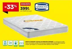 BUT Simmons - matelas ressoff 40x190 cm offre
