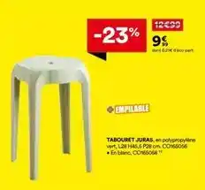 BUT Tabouret juras, en polypropylhne offre