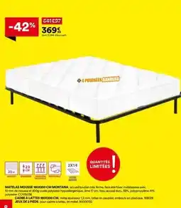 BUT Montana - matelas módus offre