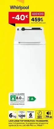 BUT Whirlpool - lave-linge to offre