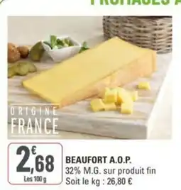 G20 Beaufort a.o.p. offre
