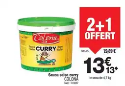 Promocash COLONA Sauce salsa curry offre